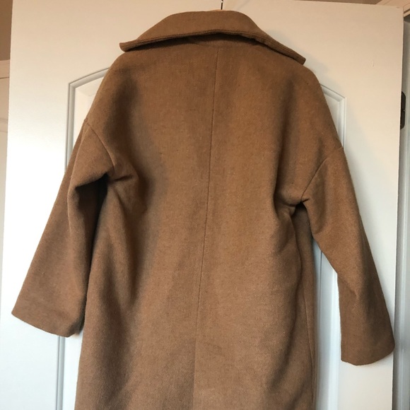 Camel Wool Coat - Picture 6 of 8